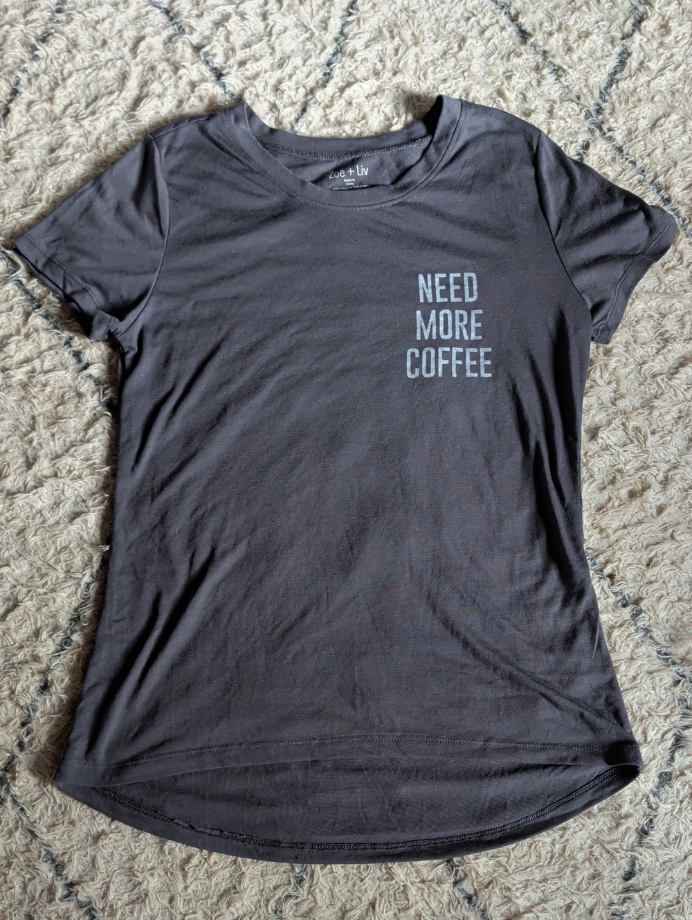 Women's 'Need More Coffee' Short Sleeve Tee
